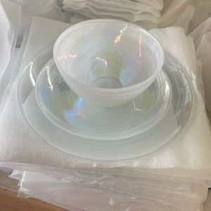 Artistic accents iridescent set of 4